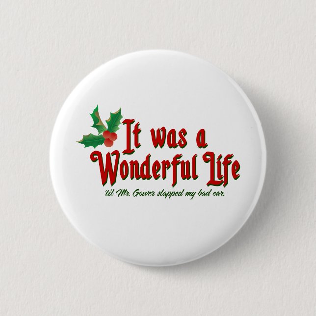 My Bad Ear 6 Cm Round Badge (Front)