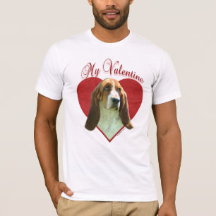 My Basset Hound Valentine T-Shirt