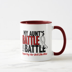 My Battle Too 1 Aunt BONE / LUNG CANCER Mug