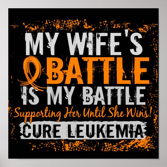 My Battle Too 2 Leukaemia Wife Poster (Front)