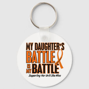My Battle Too Daughter Leukaemia Key Ring
