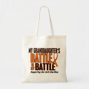 My Battle Too Granddaughter Leukaemia Tote Bag