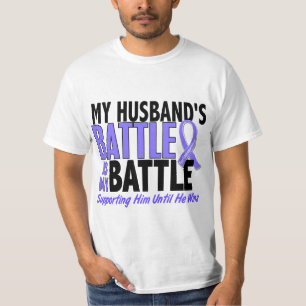 My Battle Too Husband Oesophageal Cancer T-Shirt