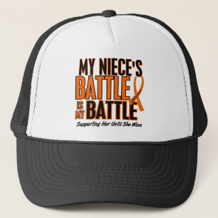 My Battle Too Niece Leukaemia Trucker Hat