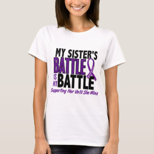 My Battle Too Sister Pancreatic Cancer T-Shirt