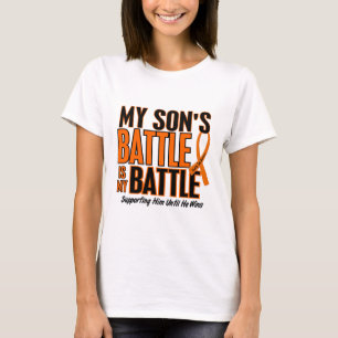My Battle Too Son Leukaemia T-Shirt