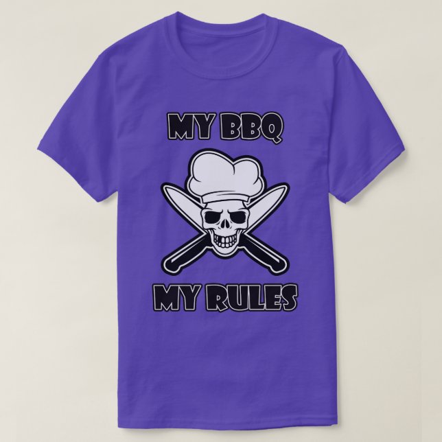 My bbq My rules T-Shirt (Design Front)