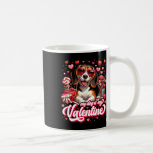 My Beagle Is My Valentine Tee Dog Lover Outfit Pet Coffee Mug