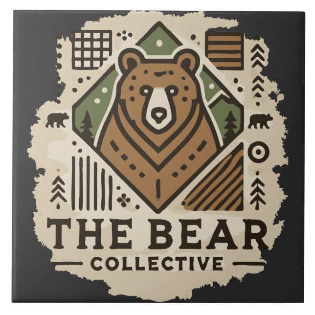My Bear Collective Ceramic Tile (Front)