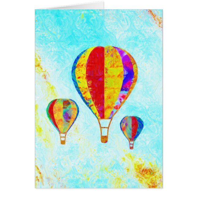 My Beautiful Balloons card (Front)