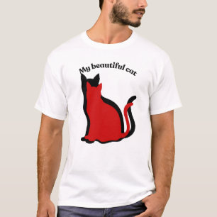 My Beautiful Cat Cute Cat Lover Design T-Shirt