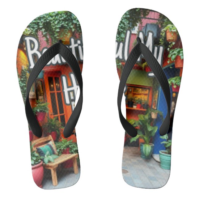 My Beautiful Home  Thongs (Footbed)