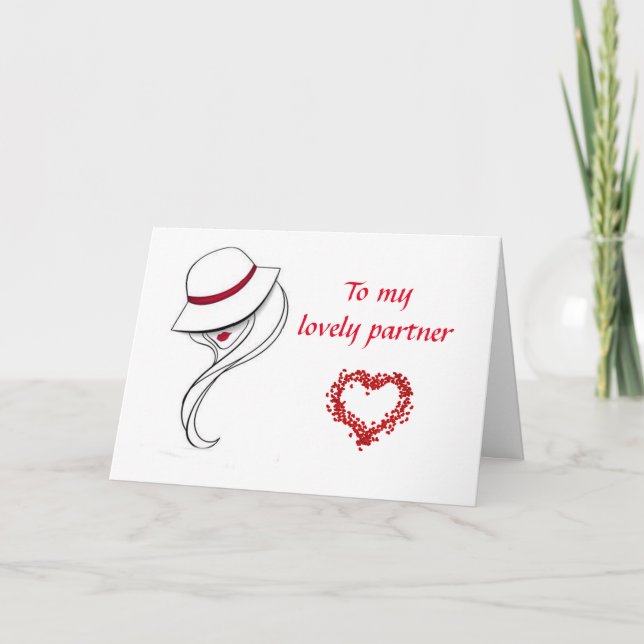 MY **BEAUTIFUL PARTNER** ON YOUR BIRTHDAY CARD (Front)