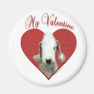 My Bedlington Terrier Valentine Magnet