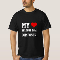 My Belongs To A Composer T-Shirt