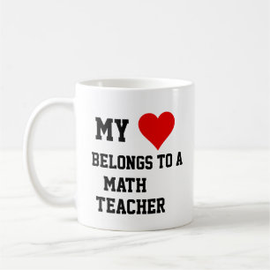 My Belongs To A Math Teacher Mug