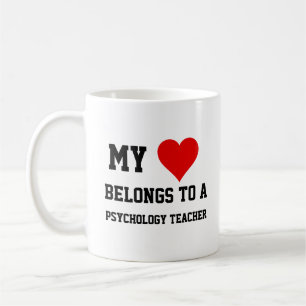 My Belongs To A Psychology Teacher  Coffee Mug