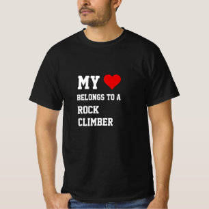 My Belongs To A Rock Climber T-Shirt
