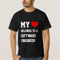 My Belongs To A Software Engineer T-Shirt