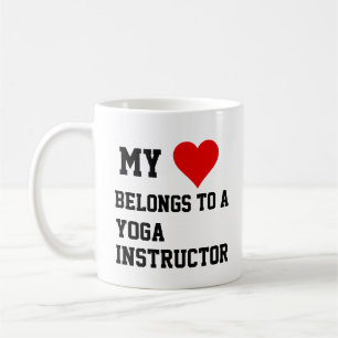 My Belongs To A Yoga Instructor Mug
