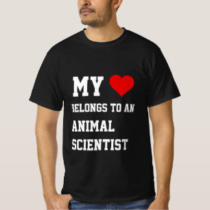 My Belongs To An Animal Scientist  T-Shirt