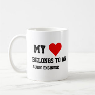 My Belongs To An Audio Engineer Coffee Mug