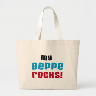 My Beppe Rocks T-shirts and Gifts Large Tote Bag