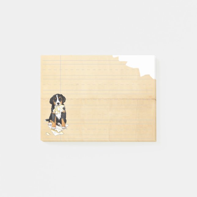 My Berner Ate my Homework Post-it Notes (Front)
