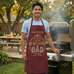 My Best Degree Is Dad Father's Day Apron
