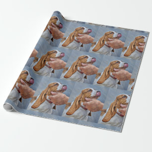 My Best Friend Basset Hound Wrapping Paper