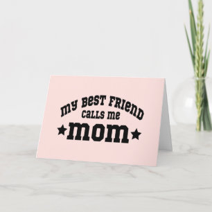 My Best Friend Calls Me Mum Mother Day Pet Parent Card