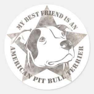 My Best Friend Classic Round Sticker