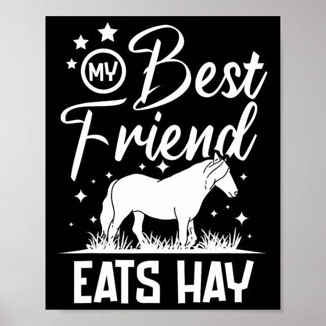 My Best Friend Eats Hay  Poster (Front)