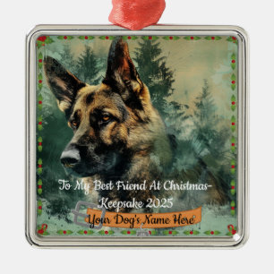 My Best Friend-Editable Ornament For Dog