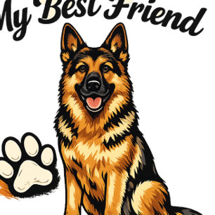 My Best Friend Has Paws Dog Lover Sticker