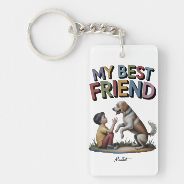 My best friend  key ring (Front)