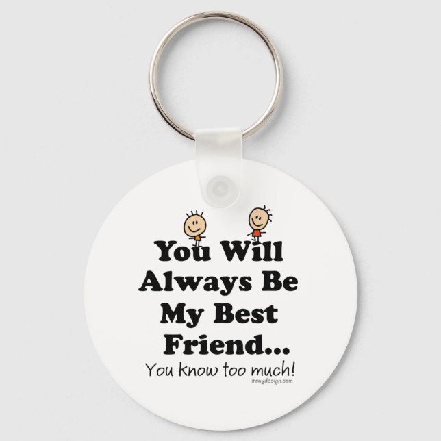 My Best Friend Key Ring (Front)