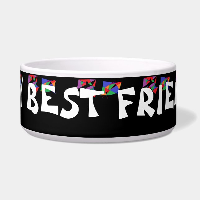 My best friend logo message black and red pet (Front)