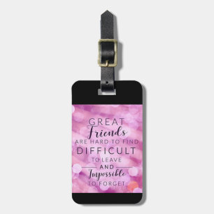 ***MY BEST FRIEND*** LUGGAGE TAG