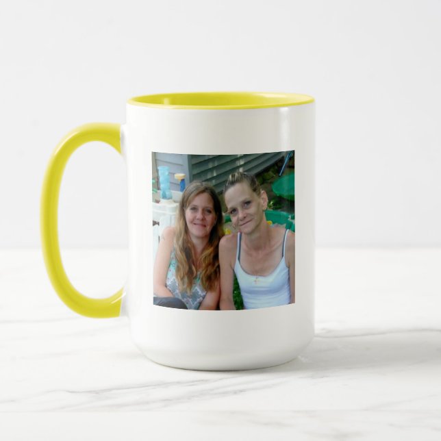 My Best Friend, My Sister, Personalised Photo Mug (Left)