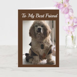 **MY BEST FRIEND** ON YOUR BIRTHDAY CARD