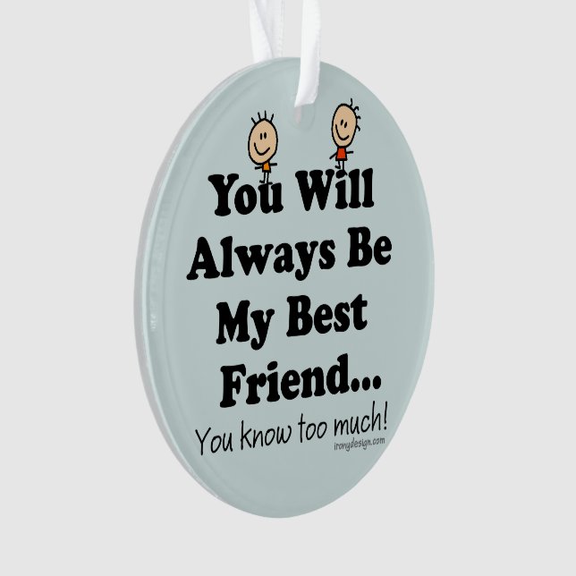 My Best Friend Ornament (Front)