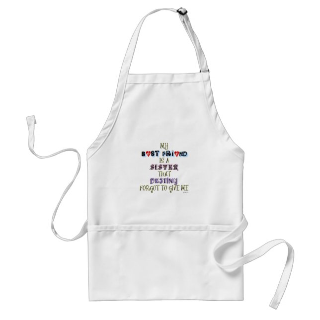 MY BEST FRIEND STANDARD APRON (Front)