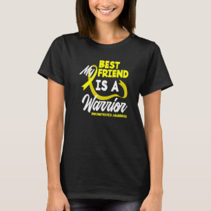 My Best Friend Warrior Yellow Ribbon Endometriosis T-Shirt