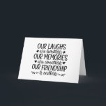 'MY BEST LADY FRIEND FOREVER' BIRTHDAY CARD<br><div class="desc">SAY IT TO HER ON ****YOUR BEST FRIEND'S BIRTHDAY**** WITH THIS REALLY COOL CARD AND PUT A SMILE ON HIS FACE ON HER SPECIAL DAY THAT LASTS THE ENTIRE DAY LONG!!!!!  THANK YOU FOR STOPPING BY ONE OF MY EIGHT STORES!</div>