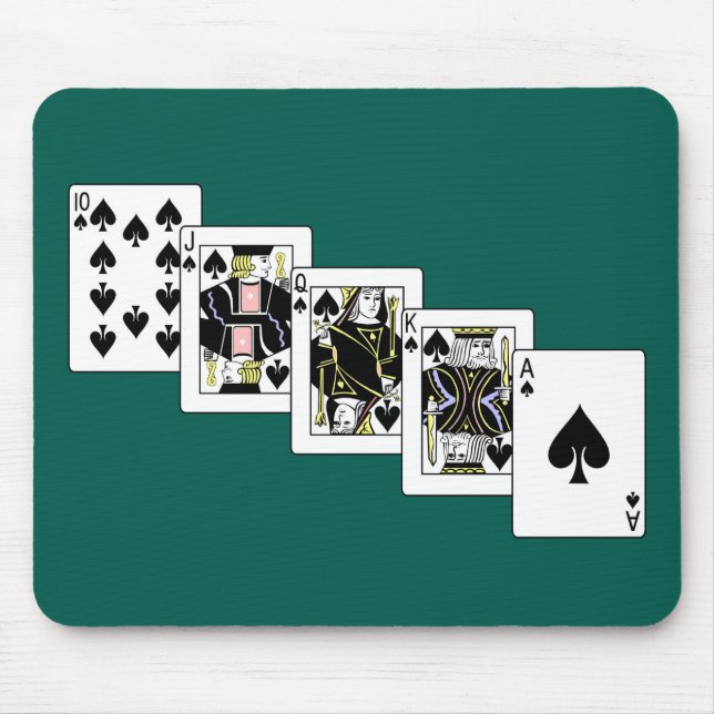 My Best Poker Hand Mouse Mat (Front)