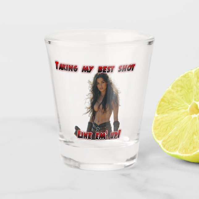 My best shot (Shot glass) Glass (Front)