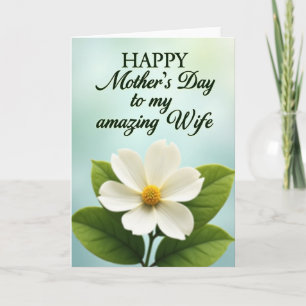 My Best Wife Mothers Day Card