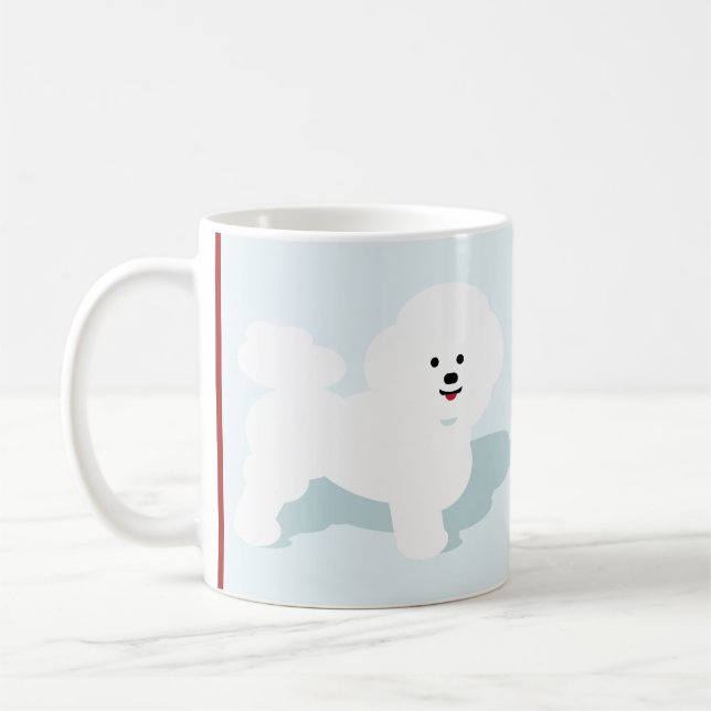 My Bichon Makes My Day Mug (Left)