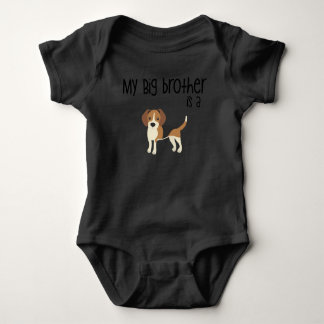 My Big Brother is a Beagle, Baby Shower Gift, Dog Baby Bodysuit